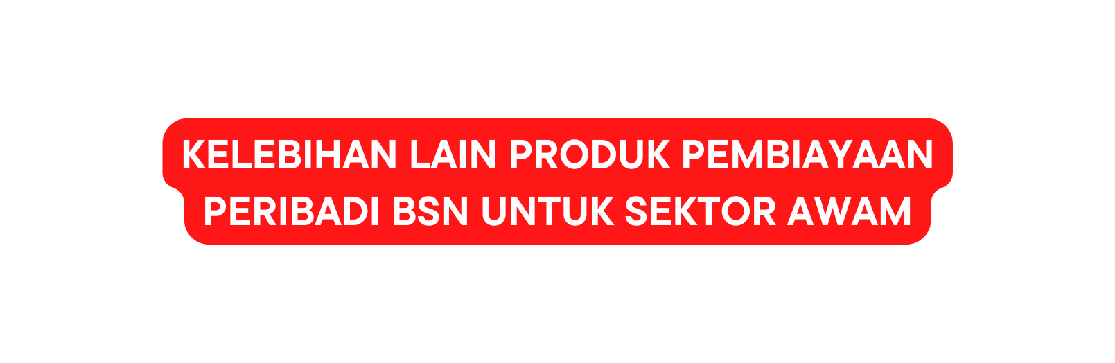 KELEBIHAN LAIN PRODUK PEMBIAYAAN PERIBADI BSN UNTUK SEKTOR AWAM